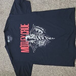 Motley Crue Black Graphic T-Shirt Sz L